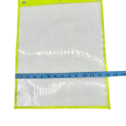 Pack of 25 Plastic Job Jackets 3 Hole Top Opening 5 ea of 5 Colors 16.5" x 13.5"
