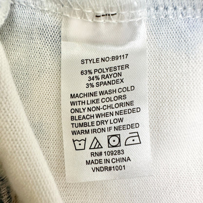 Ocean Drive Jogger Sweatpants S Chincoteague Island VA Tie-Dye White Pink Blue