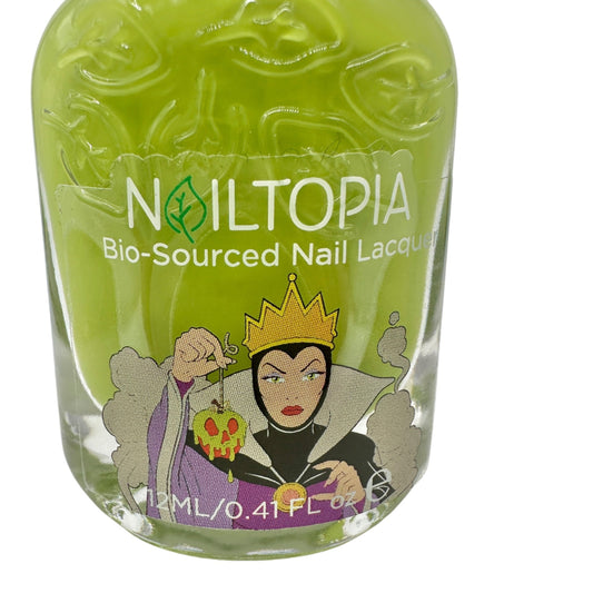 Nailtopia Bio-Sourced Nail Lacquer Disney Evil Queen Ltd Edition .41 Fl Oz Vegan