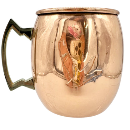Grey Goose Fly Beyond Copper Mug 8 Oz With Green Handle For Moscow Mule Cocktail