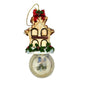 Bird House Ornament with Snowglobe