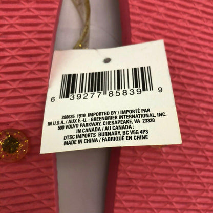 Flip Flops Good Vibes Only Womens XL (11-12) beach pool camping casual NWT