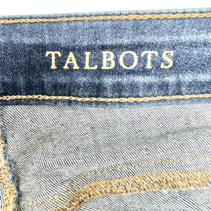 Talbots Jeans Women's 14 Petite Denim Blue Curvy Ankle 5 Pocket