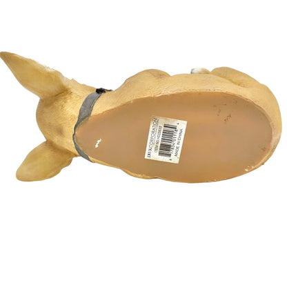 Chihuahua Wine Bottle Holder By DWK Corporation Brown White 12 x 5.5 inches