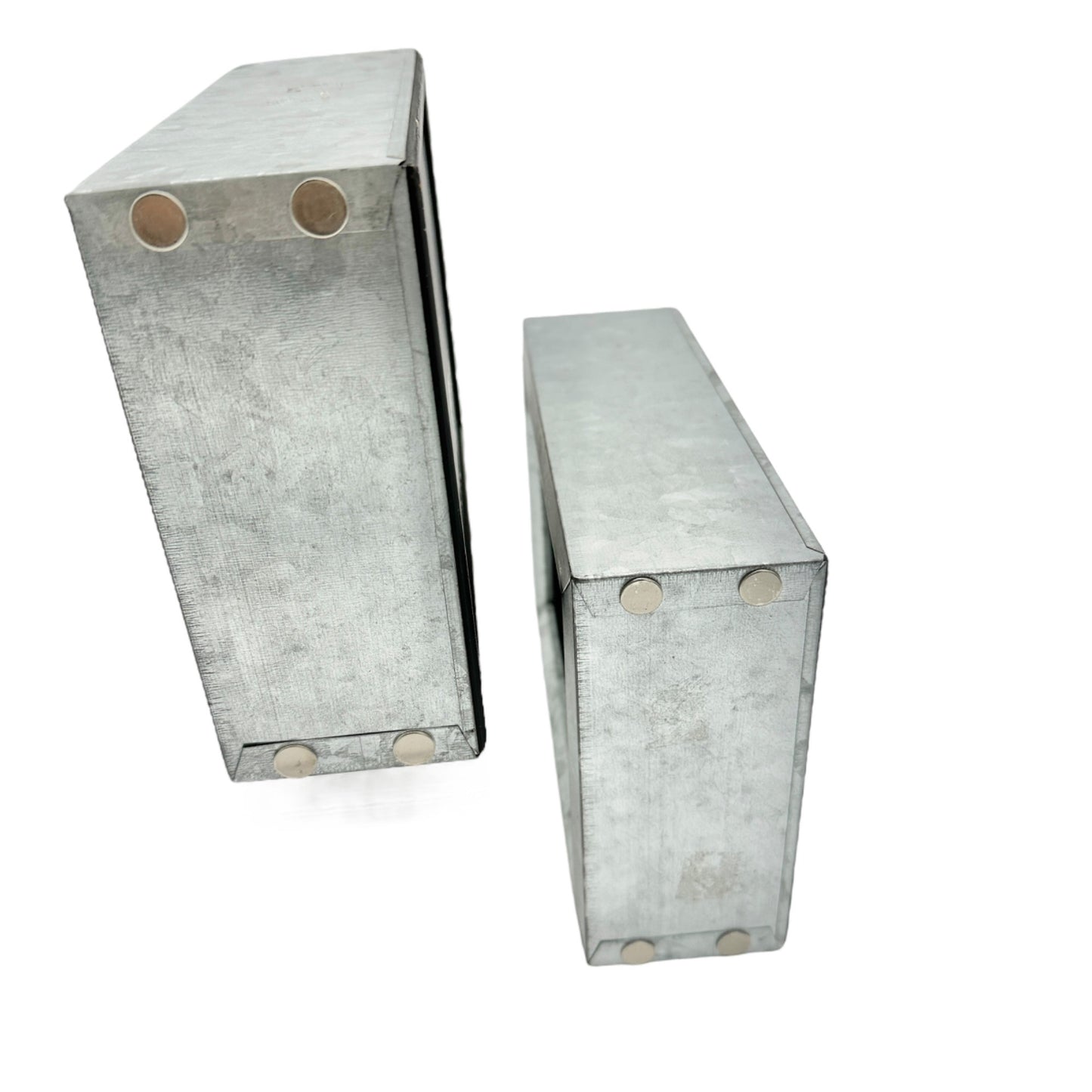 Set Of 2 Studio Decor Burlap Shadow Boxes 5" X 7" Heritage Home Wall Display