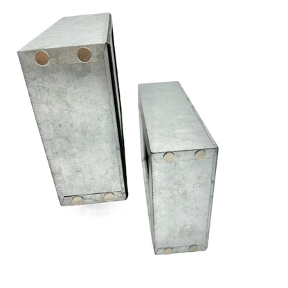 Set Of 2 Studio Decor Burlap Shadow Boxes 5" X 7" Heritage Home Wall Display