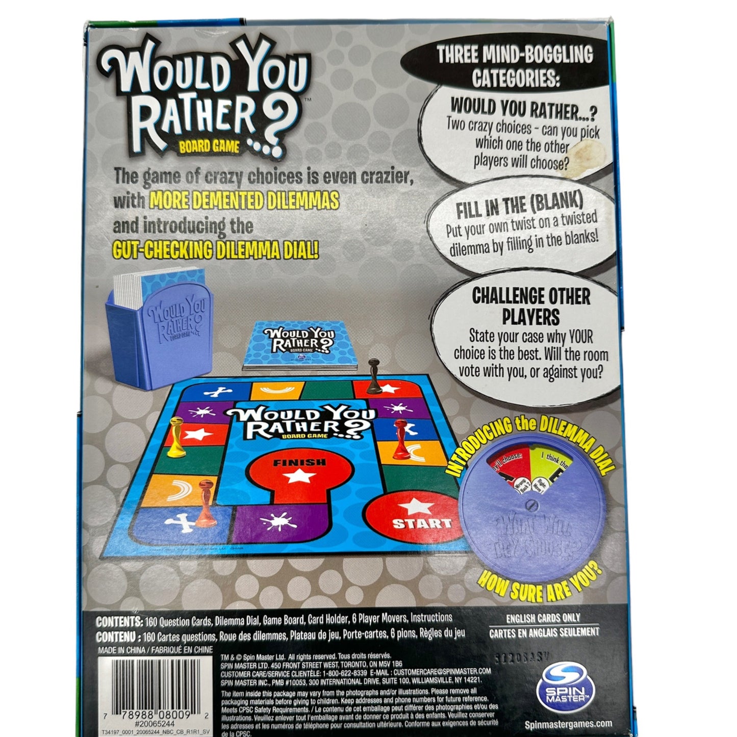 Would You Rather....? Family Board Game Complete Ages 12+