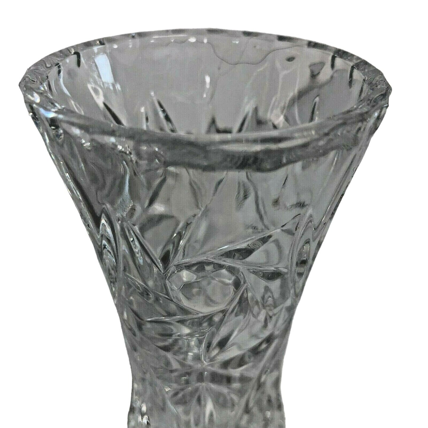Lead Crystal 4" Tall Bud Vase Glass Flowers