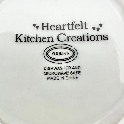 Kitchen Creations Mug Heartfelt 6 oz White with Design