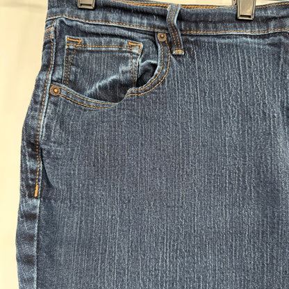 Old Navy Curvy Skinny Jeans Womens Size 18 Short Dark Wash Stretch Denim Comfort