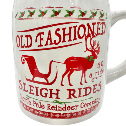 Old Fashioned Sleigh Rides Ceramic Mug By DDI 12 oz Vintage-Inspired Design