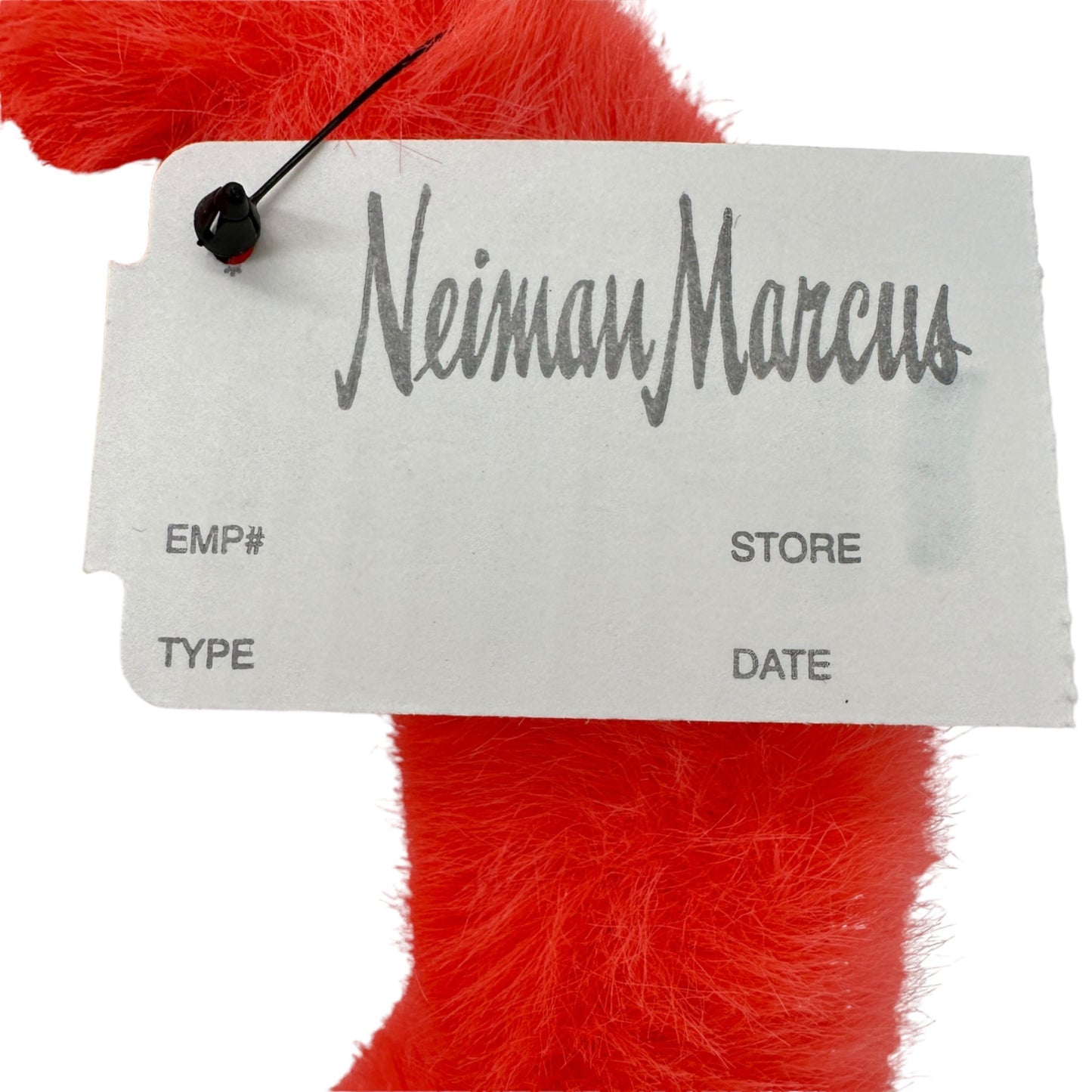 Neiman Marcus Earmuffs One Size Melon Faux Fur NWT