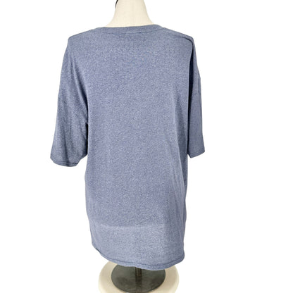 Back and Body Hurts Graphic Tee 2XL Blue Cotton Blend Delta Pro Weight Unisex
