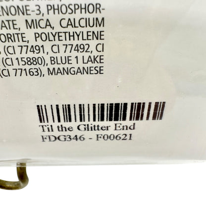 Color Street TIL THE GLITTER END Real Nail Polish Strips 16 Count Made In USA