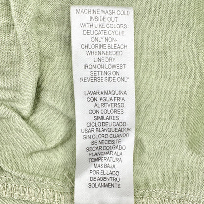 Democracy Belted Shorts Womens 22W High Rise Linen Blend Green Casual Summer