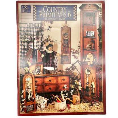 Country Primitives 6 By Maxine Thomas Decorative Painting Book 1998 Crafts