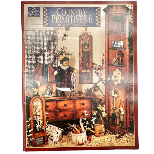 Country Primitives 6 By Maxine Thomas Decorative Painting Book 1998 Crafts