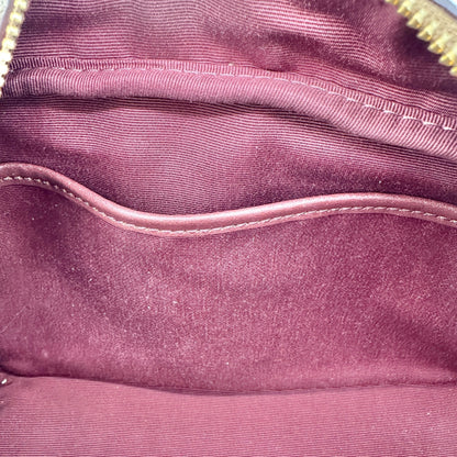 Coach Signature Canvas Wristlet With LOVE Graphic Design 8 x 4.5 x 3 Inches NWT