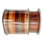 Sparkly Autumn Tones Ribbon Duo for Crafting Gifts and So Much More 2 New Rolls