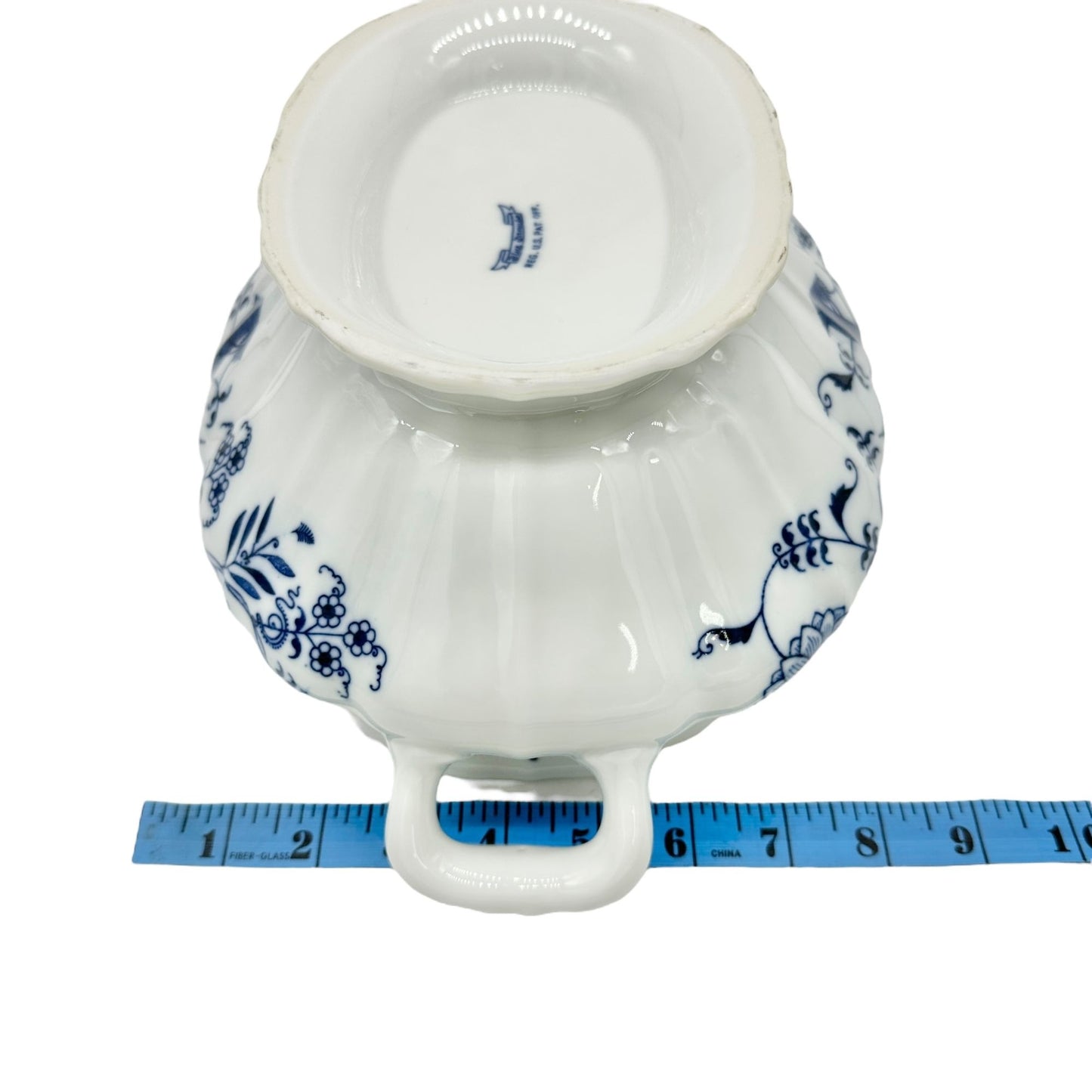 Blue Danube Soup Tureen With Lid 12 X 8 Floral Blue and White Porcelain Vintage