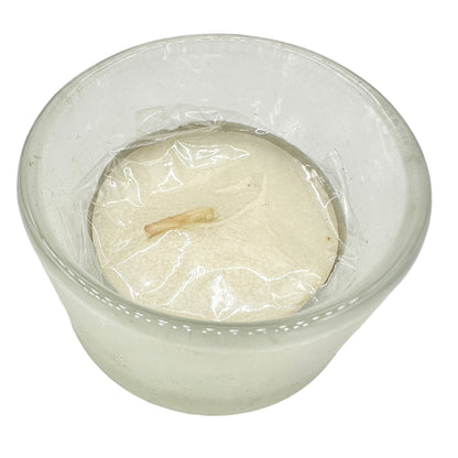 Order Home Collection 5 pc Tiered Wood Glass Votive Holder with Candles NIB