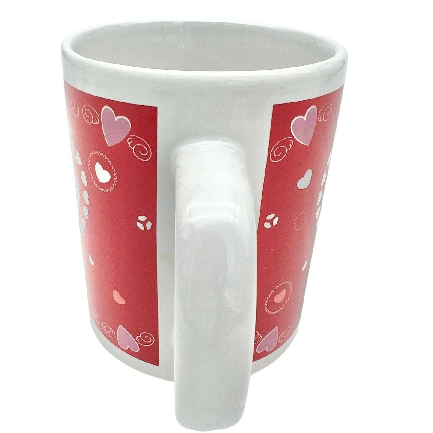 Love in My Heart 6oz White Red Mug Valentines Lovers