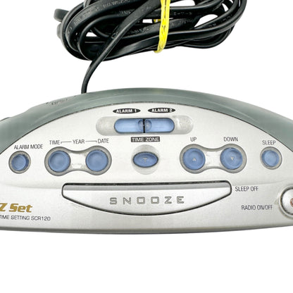 HH Scott Dual Alarm Clock Radio SCR120 FM AM Digital Display Snooze Calendar