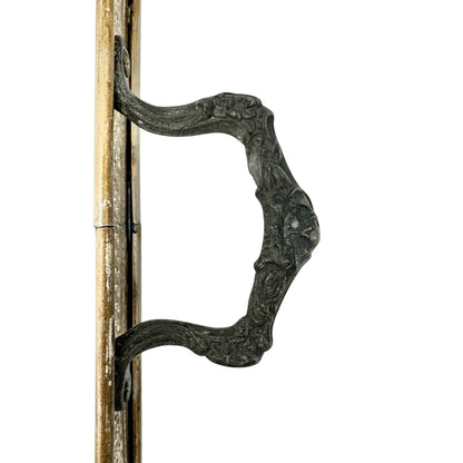 Vintage Silver Plate Rectangle Casserole Holder With Ornate Handles Floral Feet