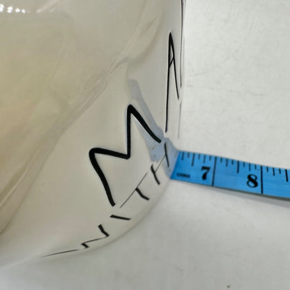 Rae Dunn Artisan Collection MADE WITH LOVE Jar with Lid White Ceramic