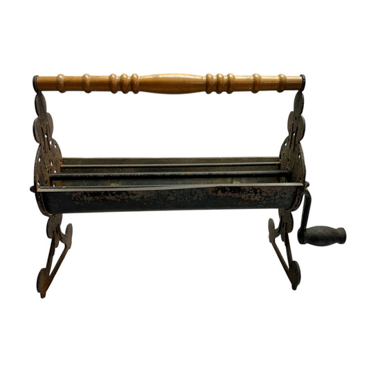 Logroller Newspaper Log Maker Wood and Metal Vintage Hardesty-Quittner Inc.