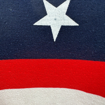 Patriotic American Flag Tank Top Mens Small Stars Stripes Pacific Surf Polyester