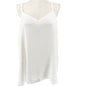 Torrid 3 Sophie Camisole Tank Top White Chiffon Adjustable Strap Womens 3X 22/24