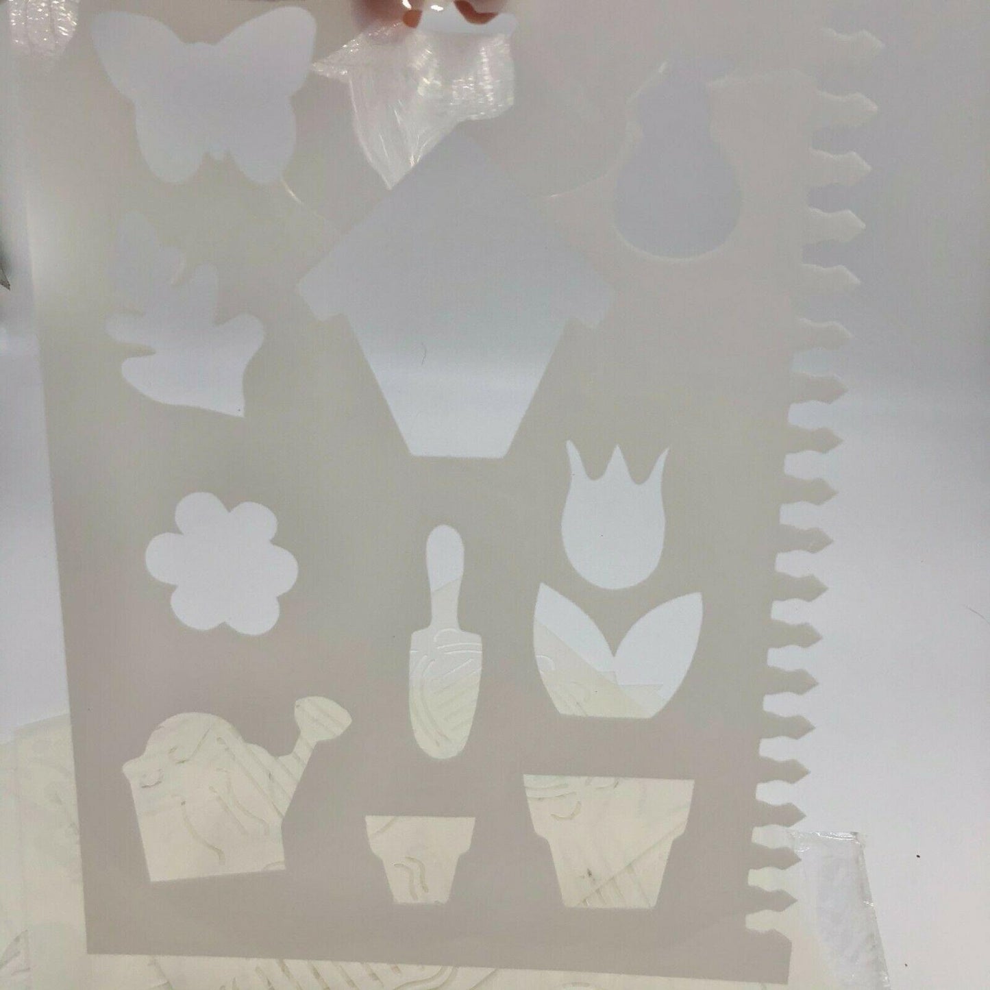 Pkg of 10 Doodling Templates Baby Flower Butterfly Designs Patterns NEW