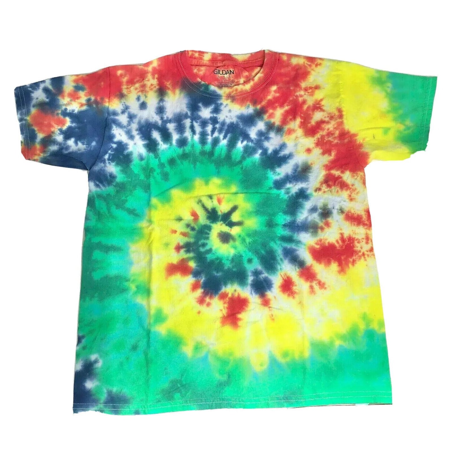 Gildan Tie-Dye Short Sleeve Tee Youth Large (14/16) Swirl New