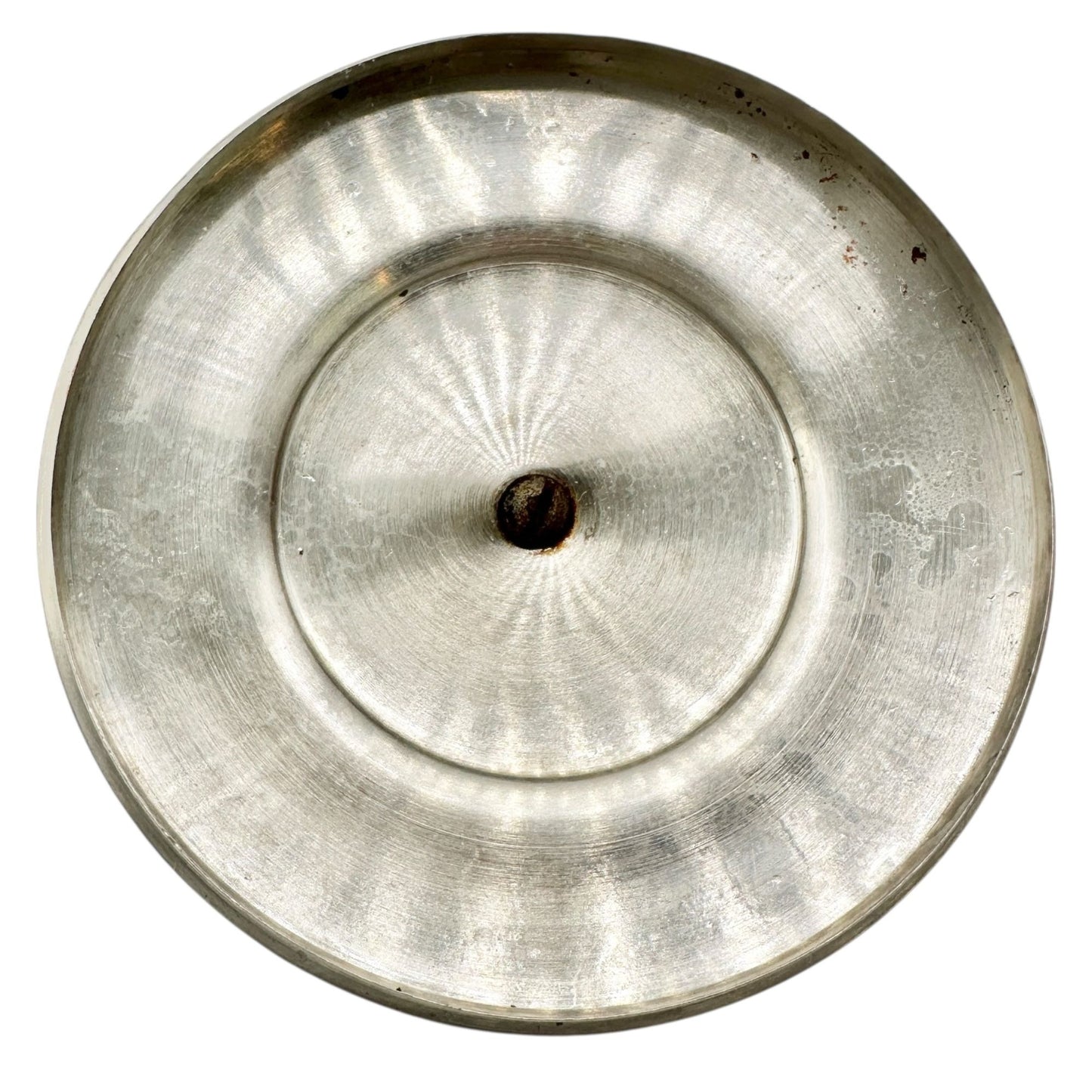 Vintage Solid Copper Saucepan and Lid Brass Handle 5 Inch Dia Rustic Cookware