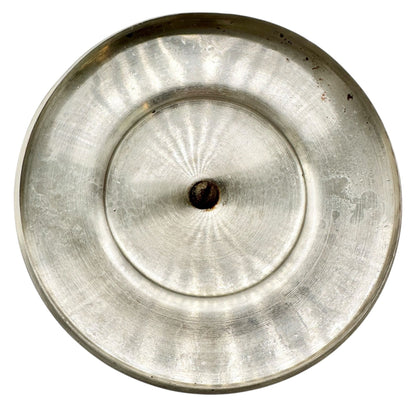 Vintage Solid Copper Saucepan and Lid Brass Handle 5 Inch Dia Rustic Cookware