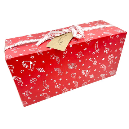 Rae Dunn CHEER Mug and Ornament Set In Festive Holiday Gift Box with Gift Tag