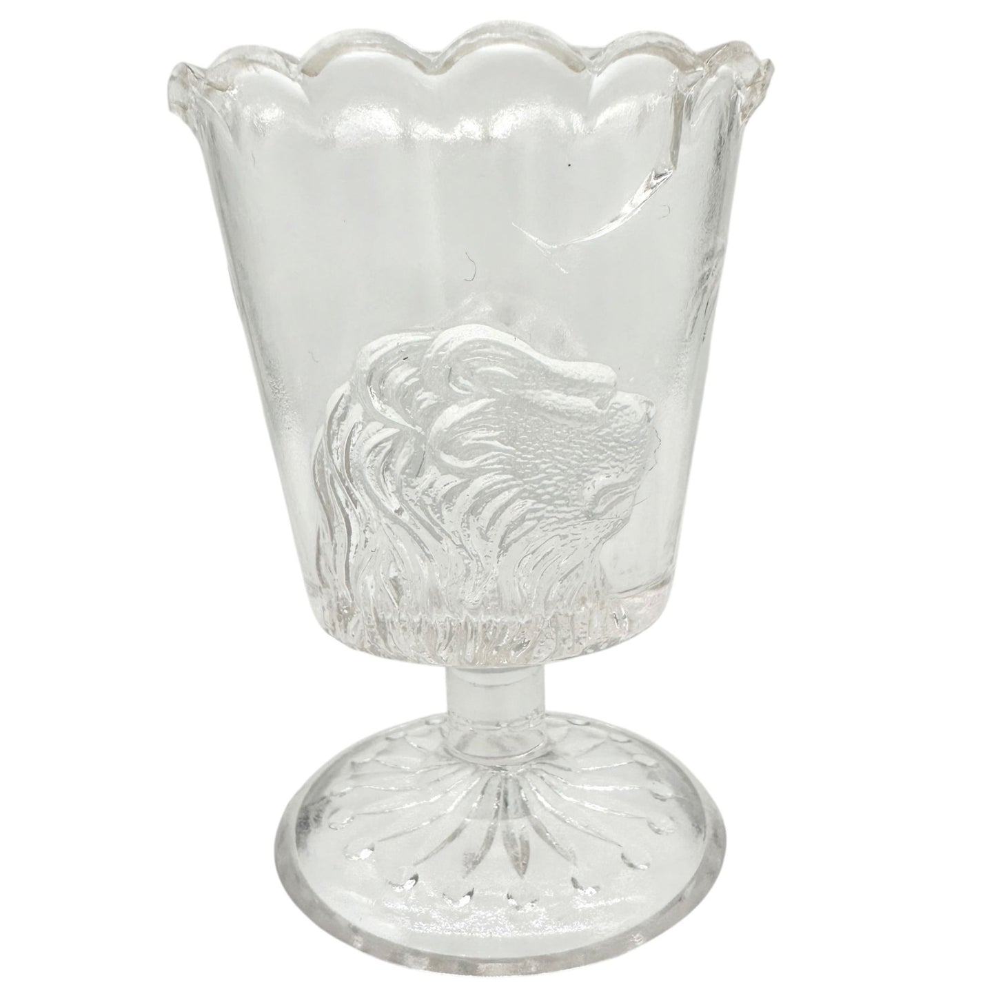 Lion 5 pc Childrens Table Set Glass Gillinder Sons 1876 Philadelphia Centennial