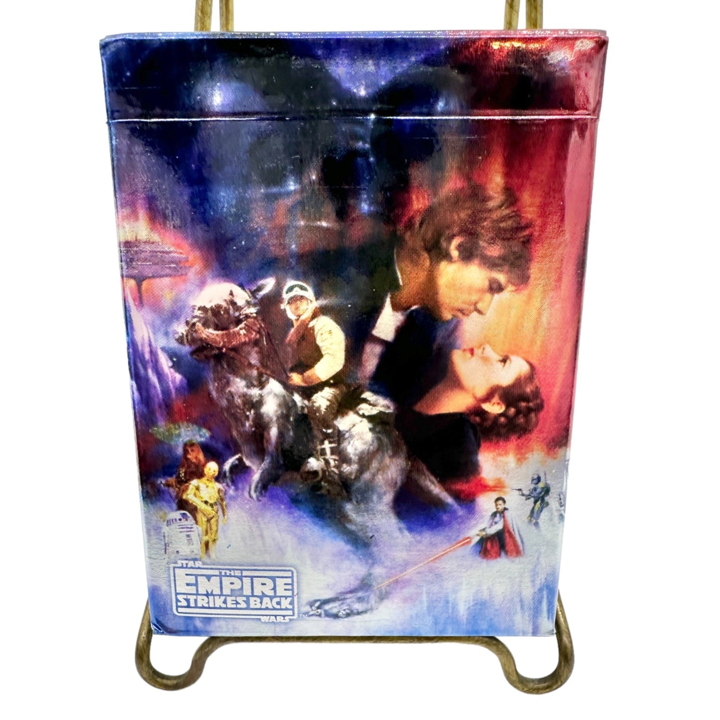 Star Wars Empire Strikes Back 2 packs Playing Cards in Metal Tin Cartamundi 2009