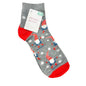 Xhilaration Ankle Socks Holiday Gnome Print Fits Womens 4-10 Patriotic or Winter