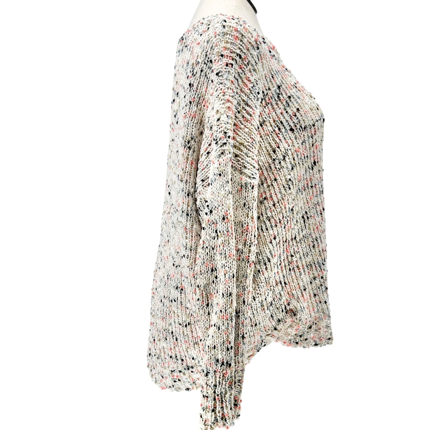 Cupio Sweater Woman 3X Multicolor Knit Lightweight Soft Textured Casual Chic