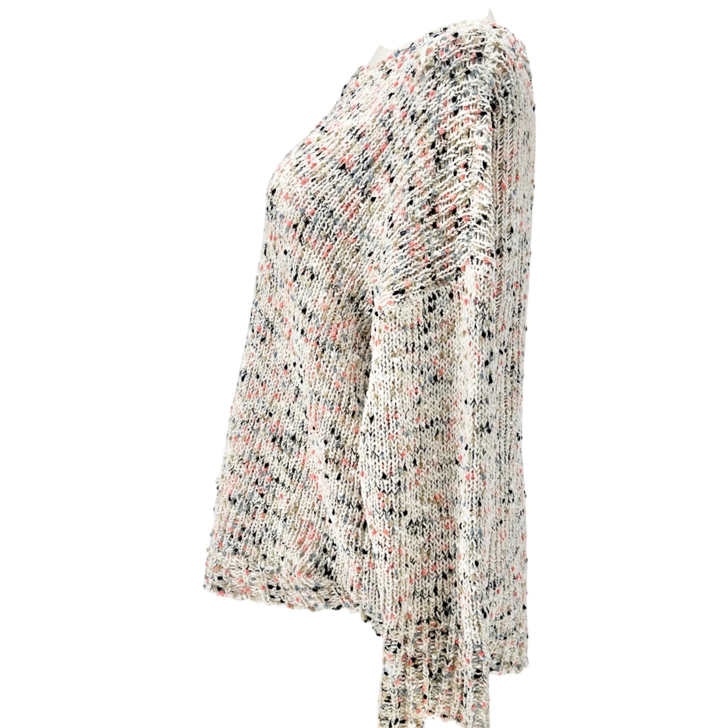 Cupio Sweater Woman 3X Multicolor Knit Lightweight Soft Textured Casual Chic