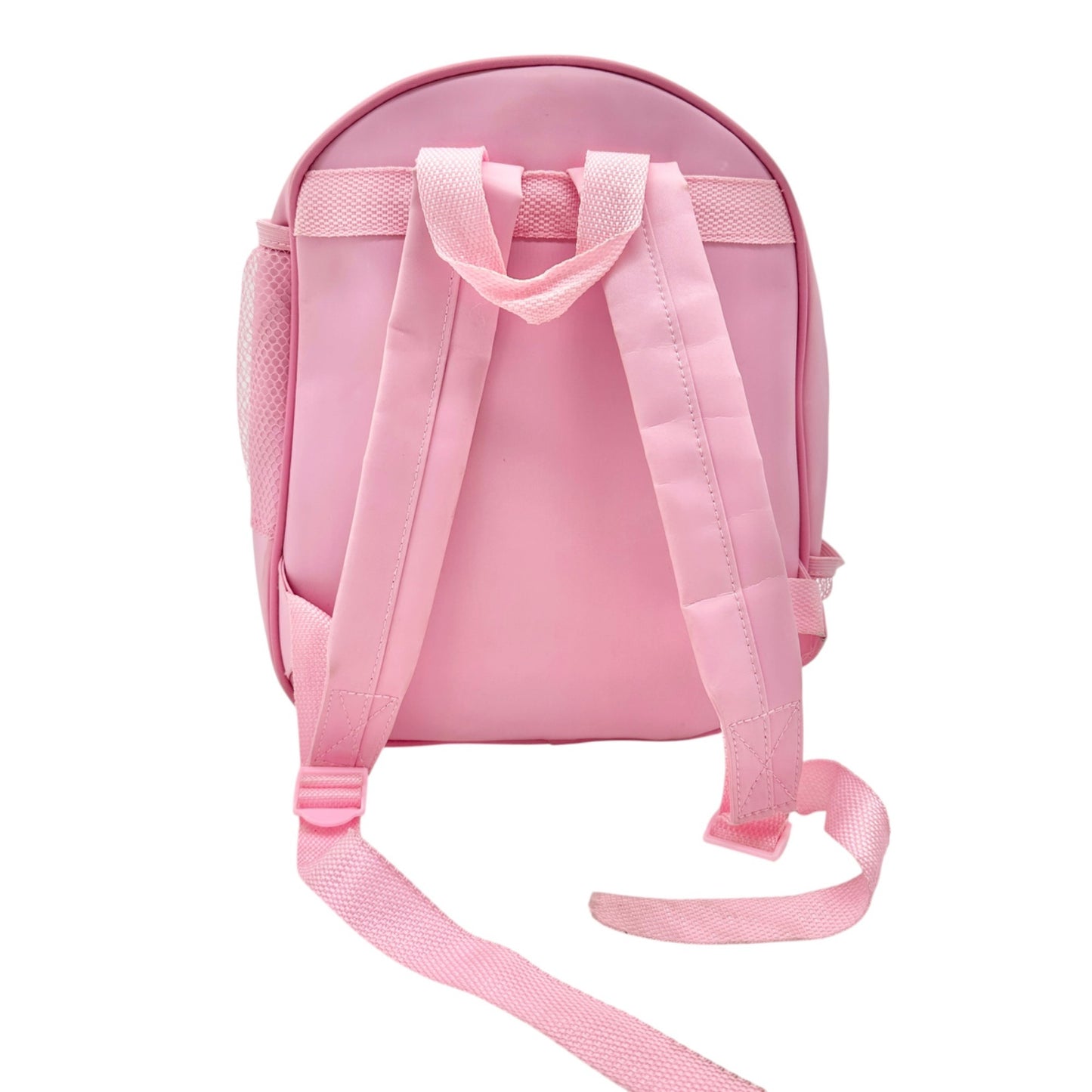 Kids Backpack Pink Quilted Ballet Theme with Tutu Adjustable Straps 12"x9.5"x3"