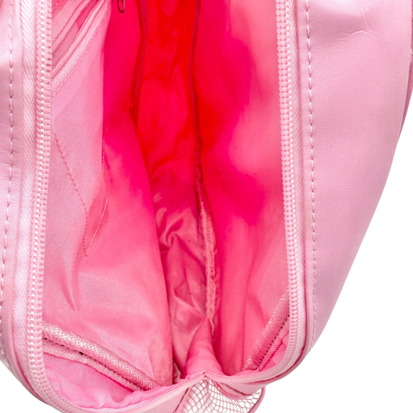 Kids Backpack Pink Quilted Ballet Theme with Tutu Adjustable Straps 12"x9.5"x3"