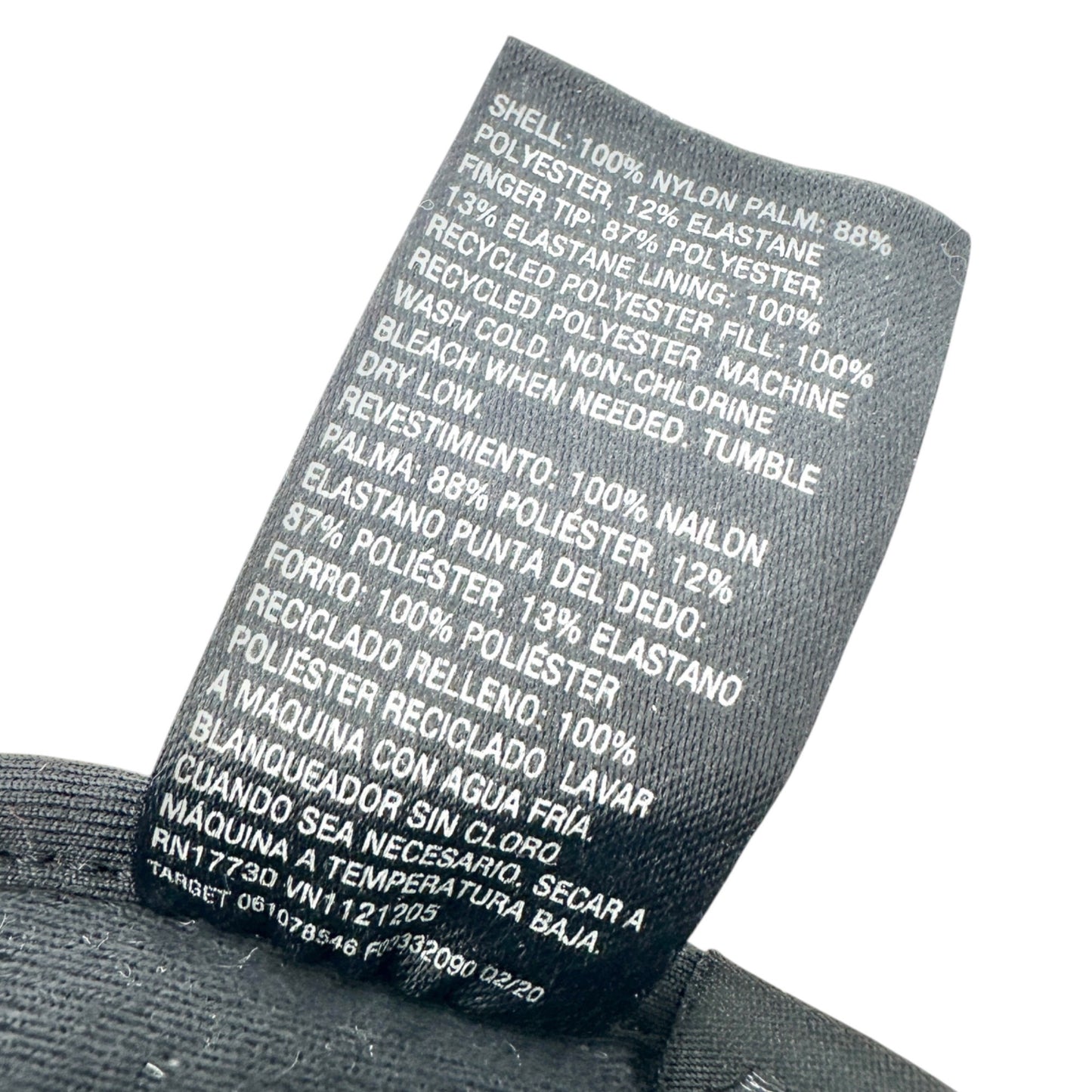 All In Motion Black S/M Winter Gloves Insulated Womens Stretch Grip Durable