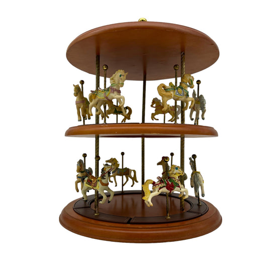 Princeton Gallery Carousel Stand and 12 Birthstone Horses Assembly Required