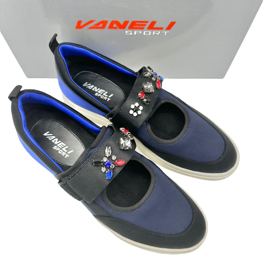 VANELI Sport Oldys 8.5N Navy Nicole Combo Lightweight Shoe Jewels in Box