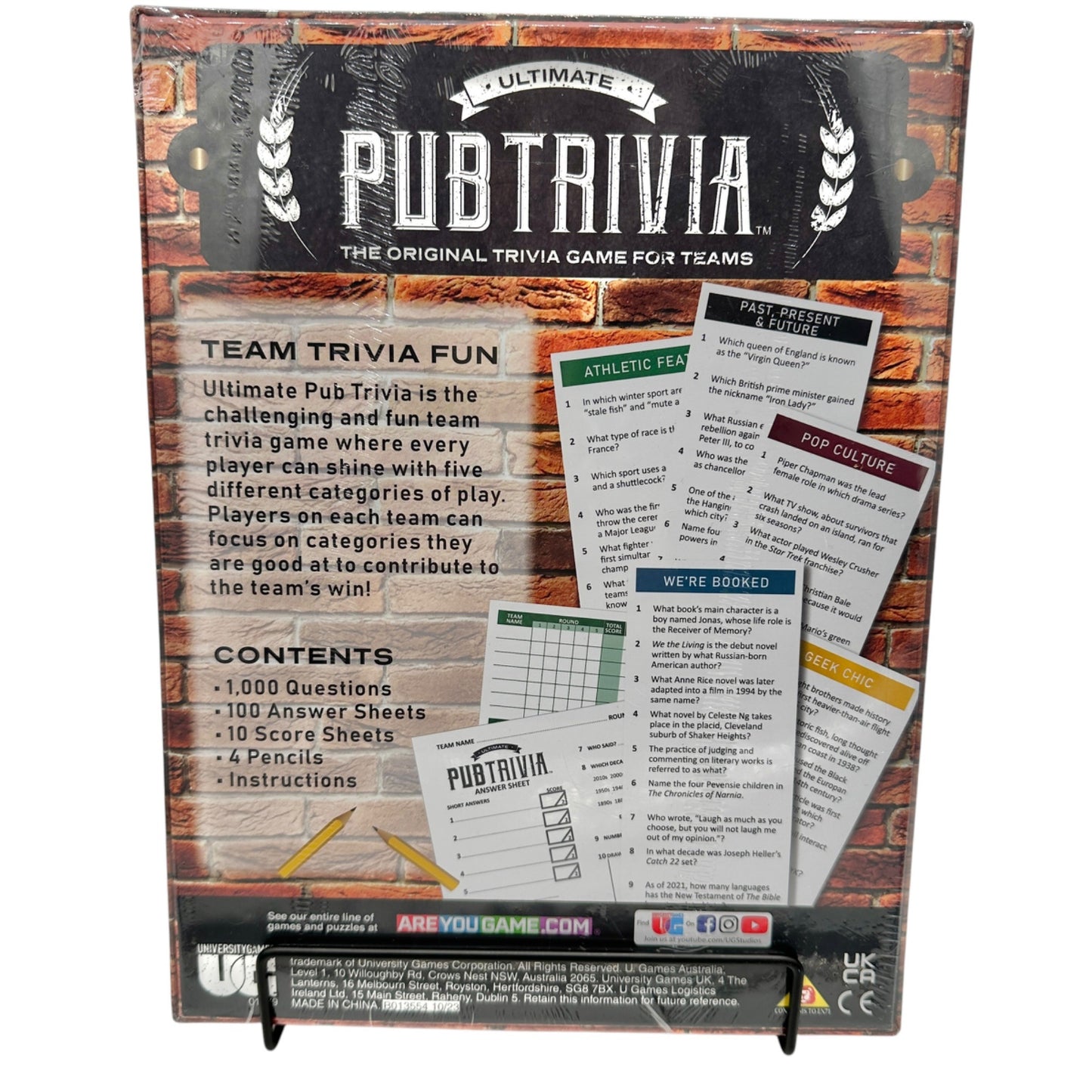 Ultimate Pub Trivia Game For Teams Ages 12 & Up NEW Sealed