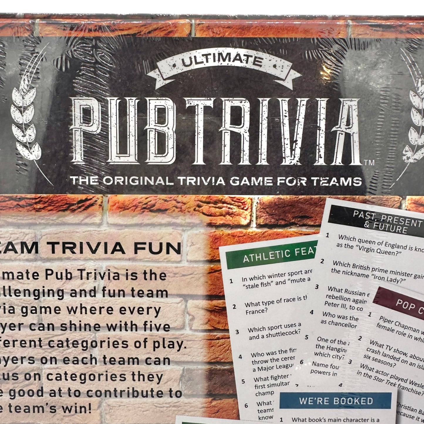 Ultimate Pub Trivia Game For Teams Ages 12 & Up NEW Sealed