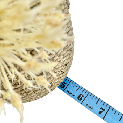 Autumn Whisper Faux Floral Arrangement Textured Rope Basket By Branch & Blossom